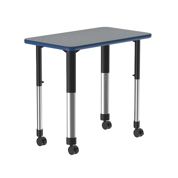 TFL Collaborative Desk - Casters - Rec